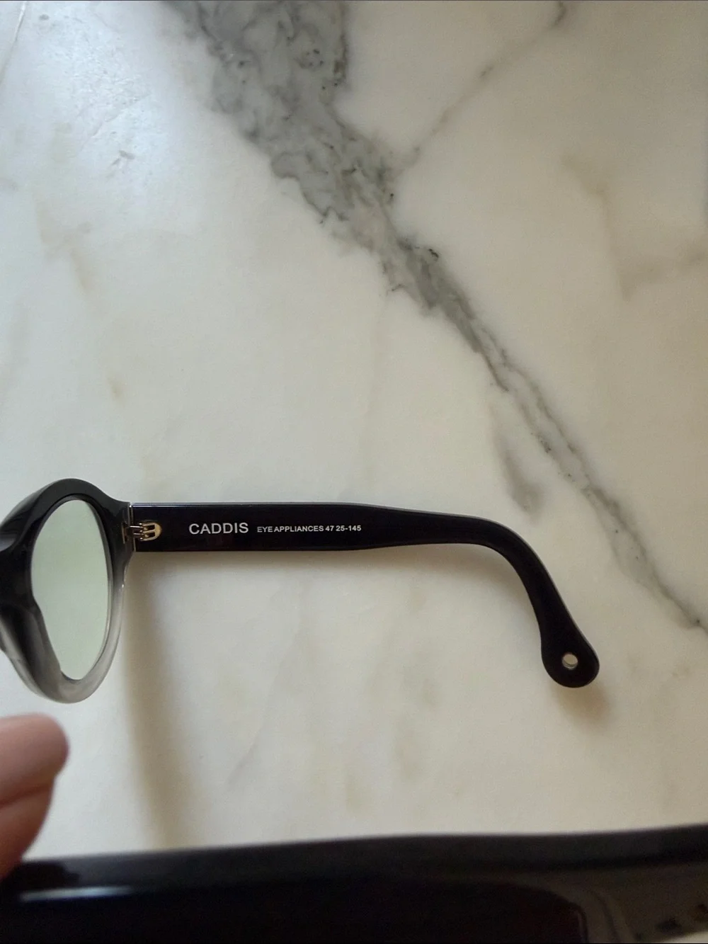 Caddis Wynton Eyeglasses Frame Women Black Fade Plastic Full Rim Round 4725145